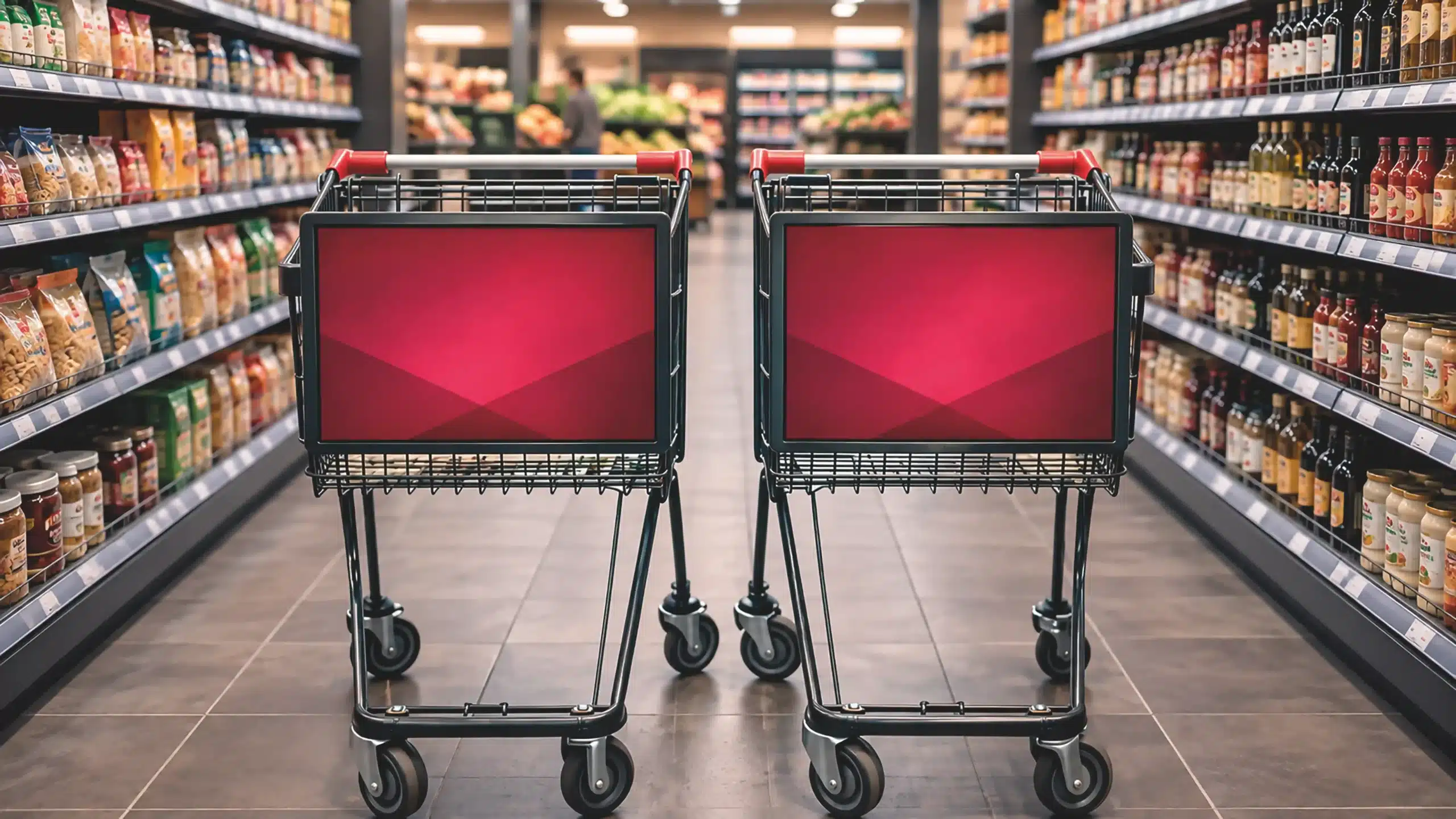 Pubblicità sui carrelli
